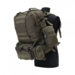 Taktisk 50 Liters Rygsæk Med Sidelommer - Grøn