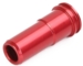 Rød alu nozzle som passer til et AK AEG softgun gevær