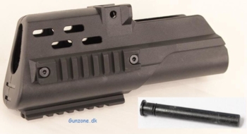 G36C bredt frontskæfte, Inkl. 3 rails og front split