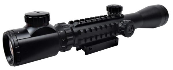 3-9X40 KIKKERTSIGTE MED Rail og LYS