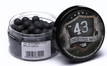 Tunge gummikugler - Kaliber 0.43"