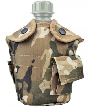Feltflaske molle lomme - Multicam